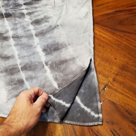 J. Jill Gray Black Tie Dye Skirt Elastic Waist Size XS - Picture 6 of 8